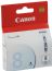 Original Canon CLI-8PC (CLI8PC) Photo Cyan Ink Tank Toner Cartridge (0624B002)