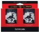 Original Lexmark 18C0533 Black Ink Cartridge #32 - Twin Pack of 18C0032