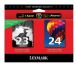 X3550/X4550/Z1420 Black Ink Cartridge (#23) and Color Ink Cartridge (#24) (Pack includes 18C1523 and 18C1524)