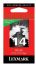 Original Lexmark 18C2090 Black Ink Cartridge #14A