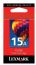 Original Lexmark 18C2100 Color Ink Cartridge #15A