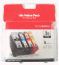 Original Canon 4479A230 BCI-3e Black and Color Four Pack Includes One Each BCI-3e Black, Cyan, Magenta, Yellow